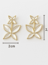 Double Butterfly Ear Studs