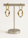 Gold Irregular Shape Earrings