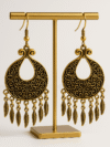 Boho Oxidized Statement Earrings