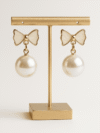 Bow Pearl Earrings