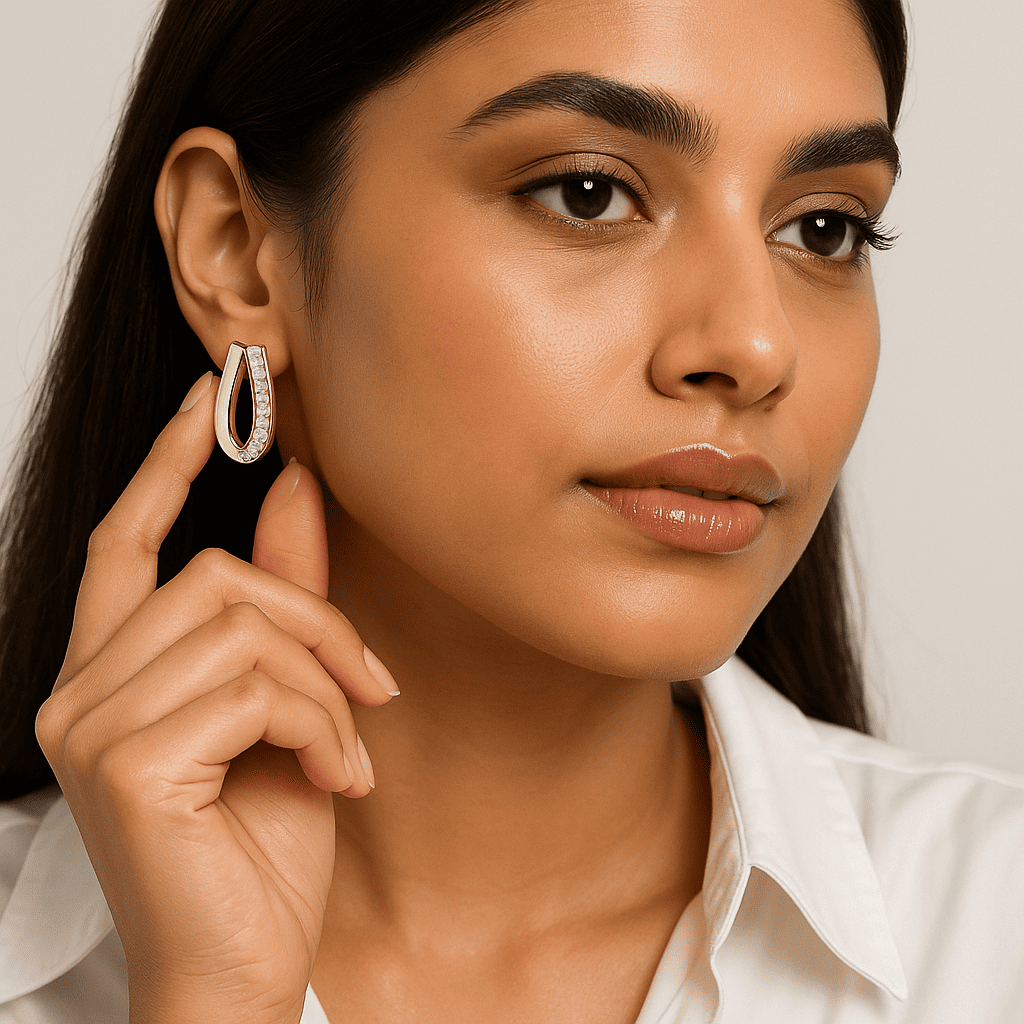 U-Twined Earrings Studs - Image 2