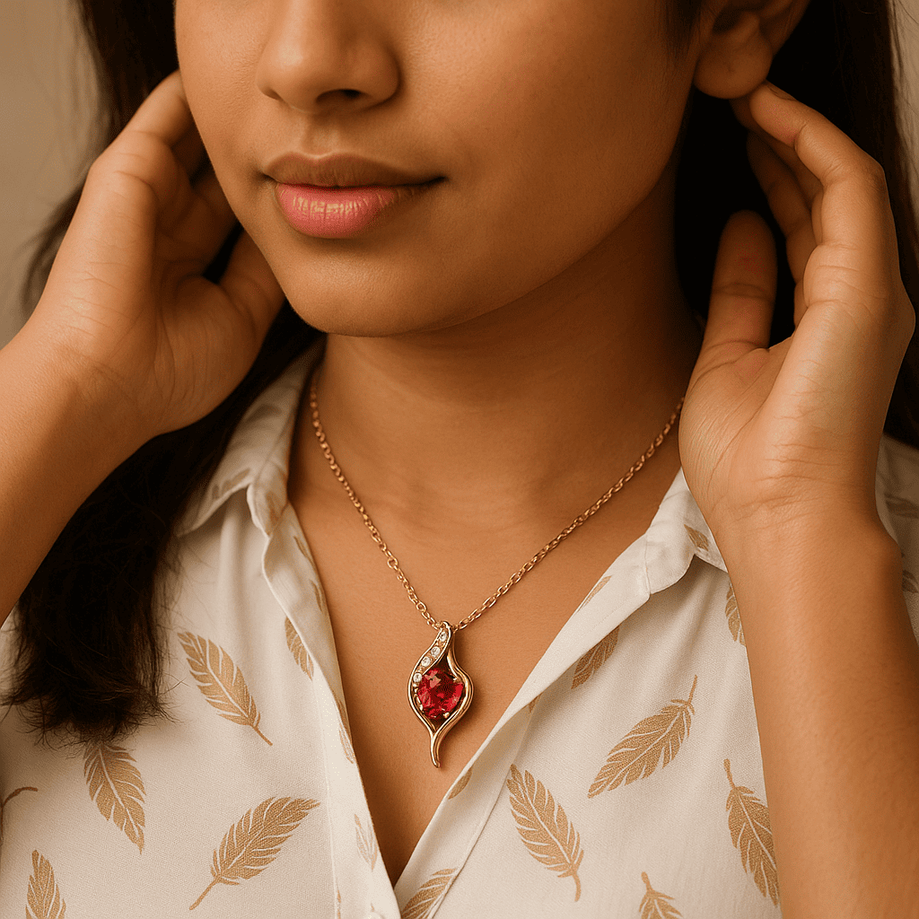 Ruby Raga Pendant - Image 2