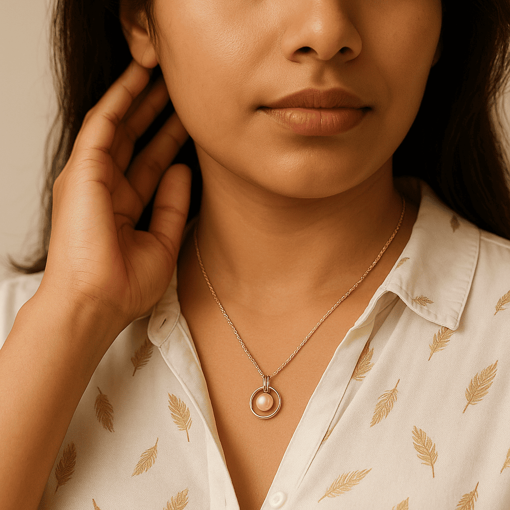 Aura Pearl Pendant - Image 2