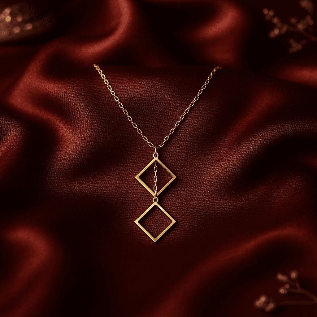 Sundar Squares Pendant - Image 3