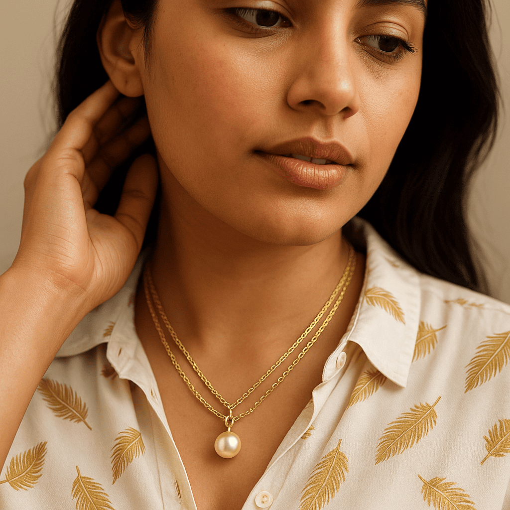 Noor Pearl Pendant - Image 2