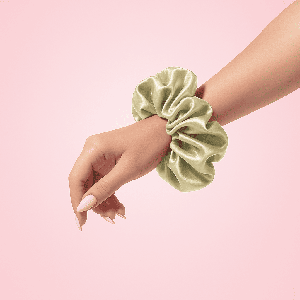 Pastel Cream Srunchie