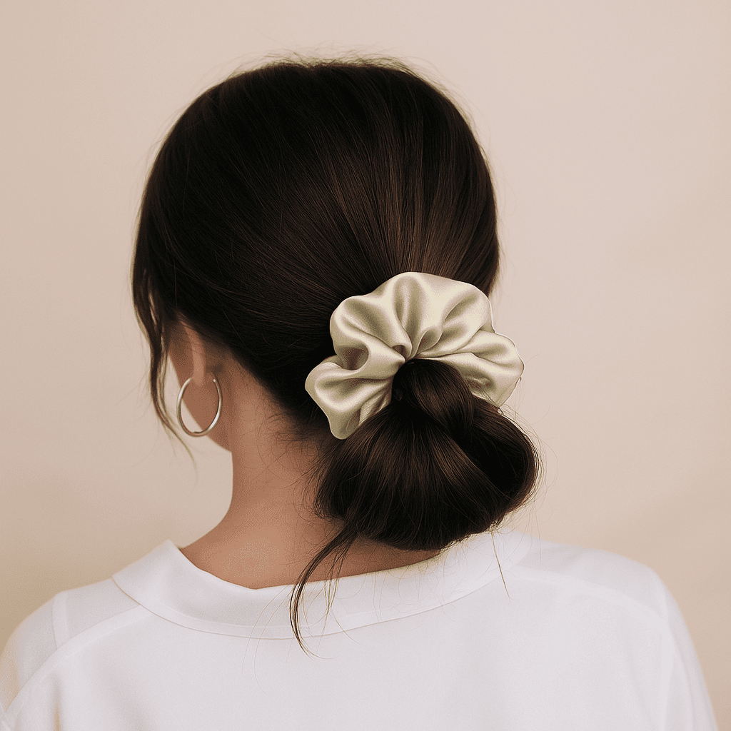 Pastel Cream Srunchie - Image 2